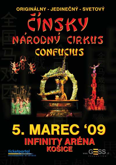 Banner - nsky nrodn cirkus Confucius - Koice