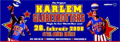 Banner - Harlem Globetrotters - Koice